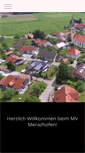 Mobile Screenshot of mv-merazhofen.de